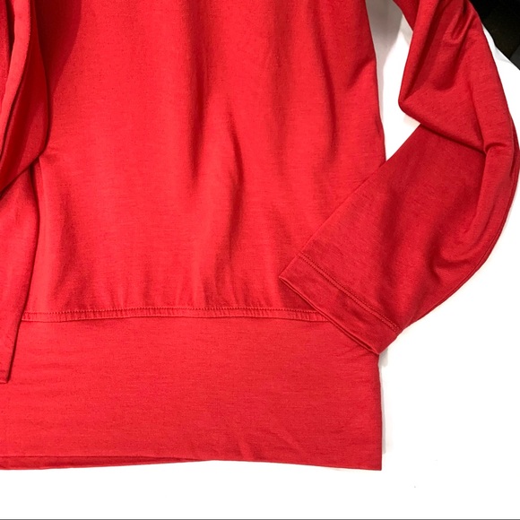 CAbi firebrick red “Tess” long sleeve tee- L - Picture 8 of 16